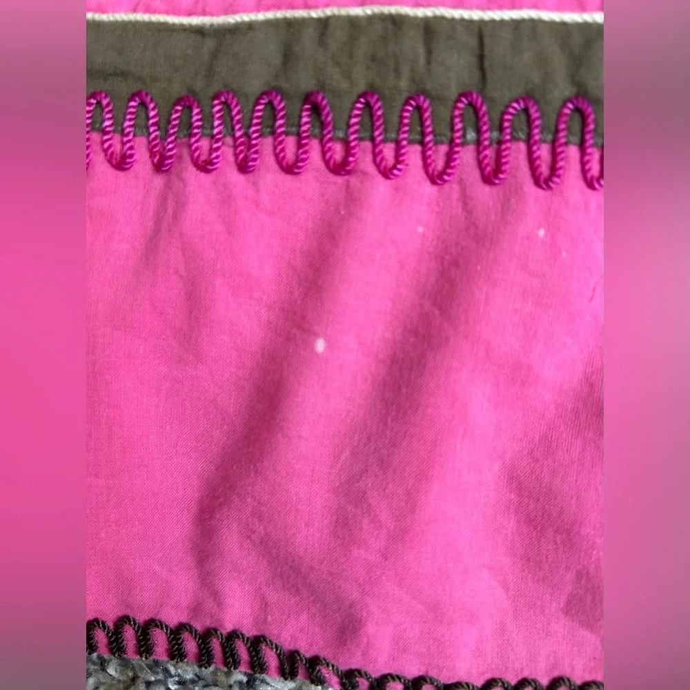 Anthropologie Ranna Gill quilted embroidered swim cover /dress small - Picture 14 of 14